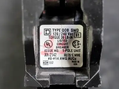USED SQUARE D QOB120