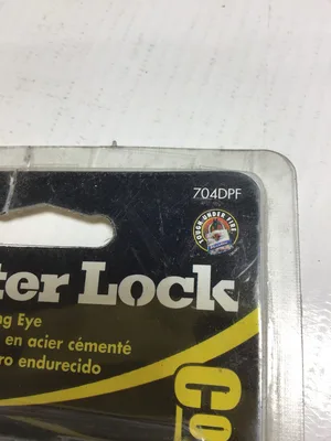 Master Lock 704DPF Zinc Plated Hardened Steel Locking Eye Hasp 4-1/2 inch