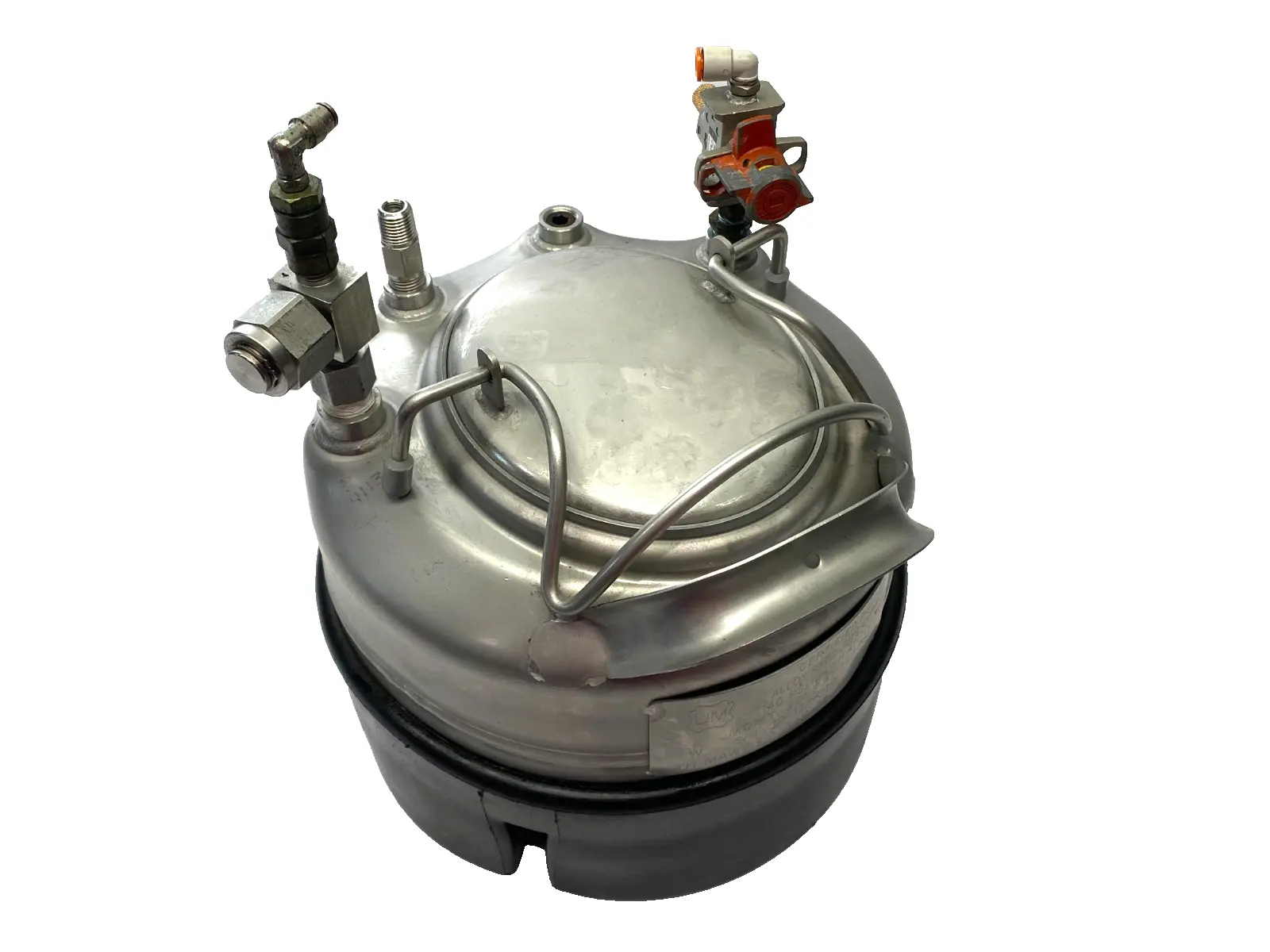 Used Unbranded Stainless Steel Pressure Tank 2 Gallon MDMT -20° F at 140PSI Pressure Tanks Michigan US | Maverick Industrial Sales #1392138