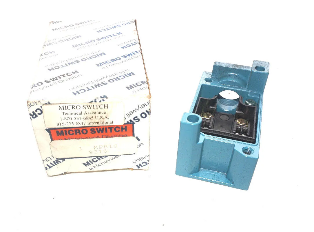 NEW HONEYWELL MICROSWITCH MPB10 RECEPTACLE BASE