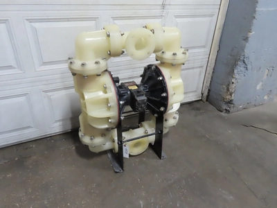 3" Sandpiper S30 Air Operated Double Diaphragm Pump, Non-Metallic Polypropylene