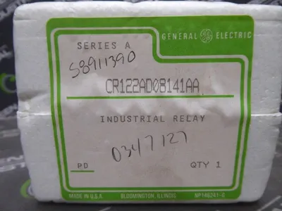 General Electric CR122AD08141AA Industrial Relay New NIB