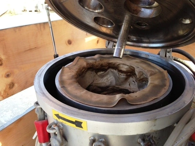 Western States 14 x 6 perforate basket centrifuge, 316SS.