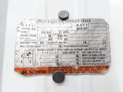 Toyota 33540-12240-71 Electric Forklift Directional Selector Switch From 5FBE15
