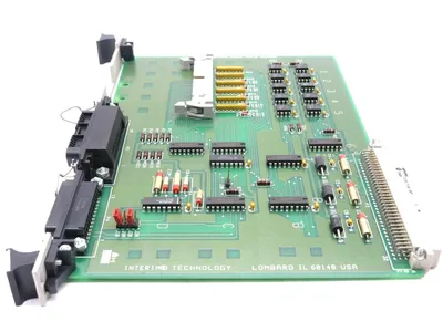 USED INTERM TECHNOLOGY VME5000 TRANSITION BOARD TYPE 105 REV B