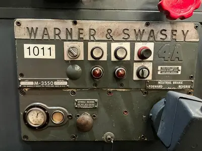 WARNER & SWASEY 4A M-3550 Turret Lathes (Ram & Saddle) | Toolquip, Inc. (6)