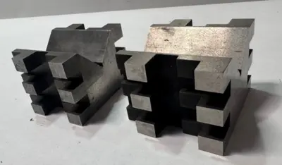 2 Brown & Sharpe 750-B V Blocks Machinist Tools USA 750-2