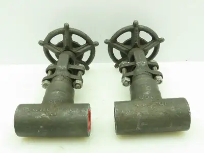 Vogt 2801 Forged Steel Gate Valve 3/4" FNPT 800# 1975PSI  Lot of 2