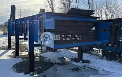 USED 2012 ENDURAVEYOR 72" WIDE CLEATED STEEL BELT CONVEYOR