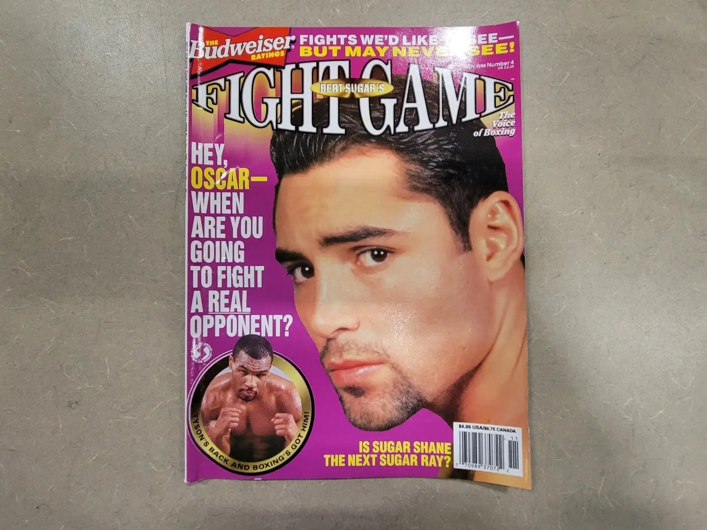 USED FIGHT GAME NOVEMBER 1998