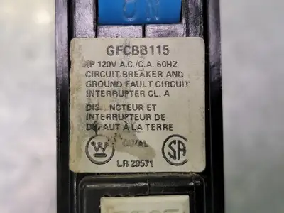 Used WESTINGHOUSE GFCBB115 Switchgears British Columbia CA | Lenmark #243552