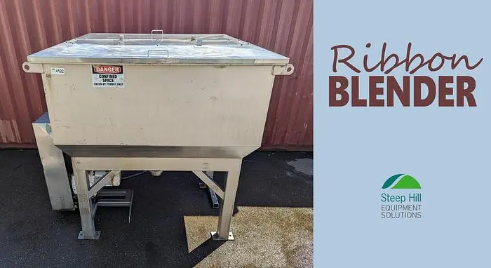 Used 1989 MATERIALS TRANSPORTATION COMPANY MTB-28-060 Ribbon Blenders | Steep Hill Equipment Solutions #773840