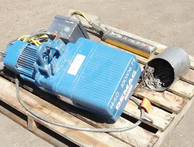 SPC6170  Material Handling Equipment chain hoist, 2000 lbs. Demag 13' long chain