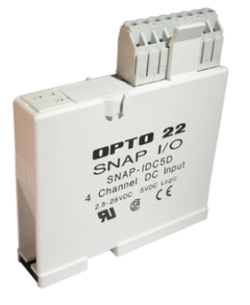 Opto 22 SNAP-IDC5D SNAP 4-Ch 2.5-28 VDC Digital (Discrete) Input Module [Refurbished]