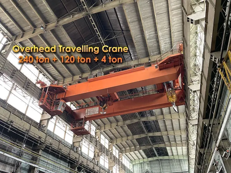 Used SIEMENS 240 TON + 120 TON + 4 TON X 23 130 MM Cranes, Jib | Apt International N.V #373591