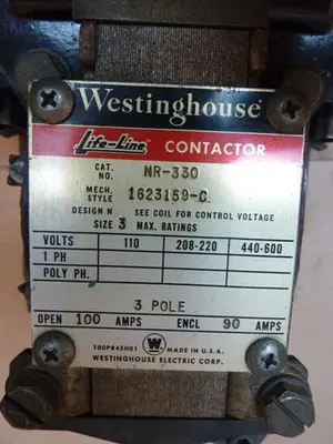 USED WESTINGHOUSE NR-330