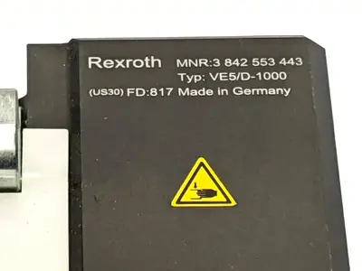 USED BOSCH REXROTH STOP GATE VE5/D-1000