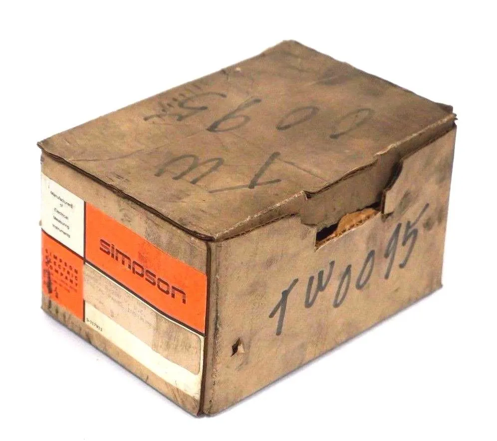 NEW SIMPSON 24603 PANEL METER 2865