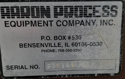 AARON PROCESS 10 Cu.Ft. Sanitary Stainless steel Ribbon Blender BLENDERS / MIXERS | EcReCon Inc (8)