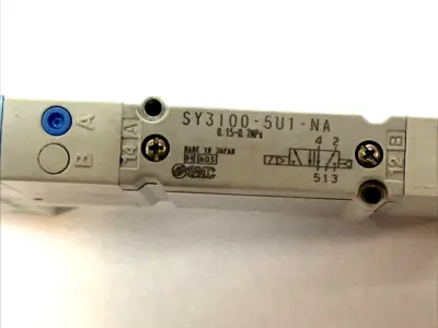 USED SMC 5-PORT SOLENOID VALVE