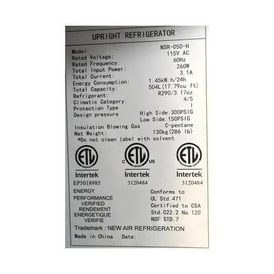 USED NEW AIR NSR-050-H