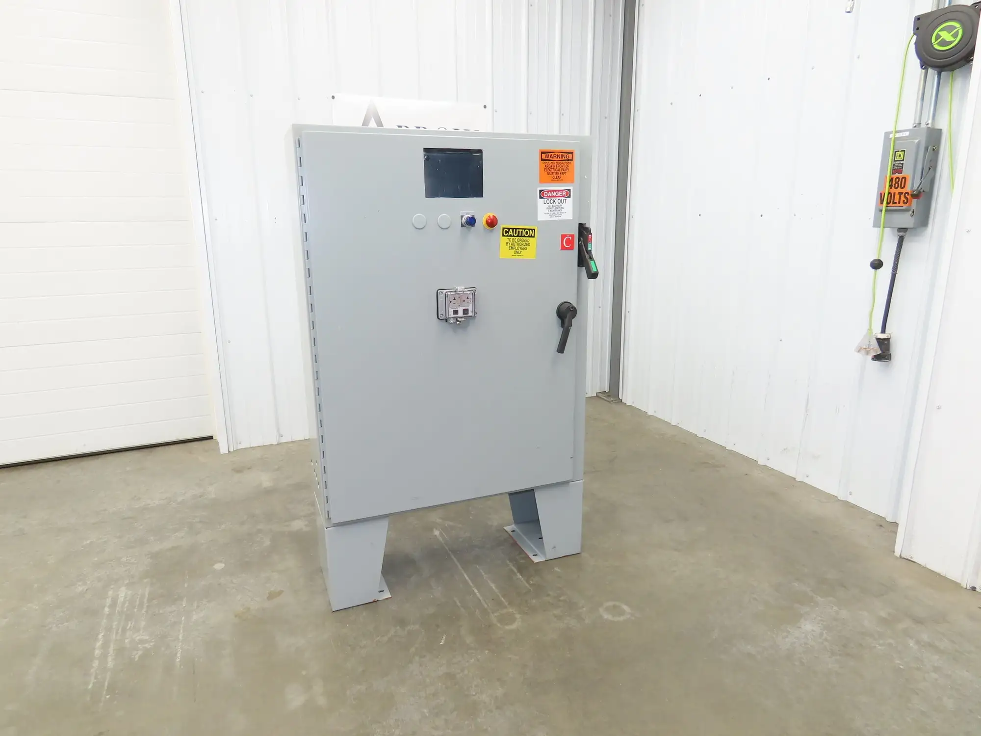 Hoffman Electrical Enclosure Control Panel 48x38x12" JIC 50A Breaker A60SA3812