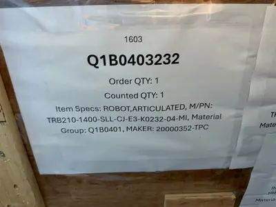 Used TPC TRB2101400SLLCJE3K023204S0A Robots Ohio US | HGR 24 #1404880
