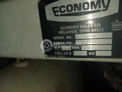 USED ECONOMY BALER 60AH36 HORIZONTAL BALER