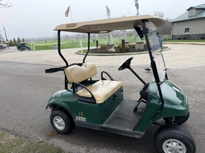 (1) 2015 E-Z-Go golf cart with a Kawasaki gas engine, includes club and ball washer, does not includ...