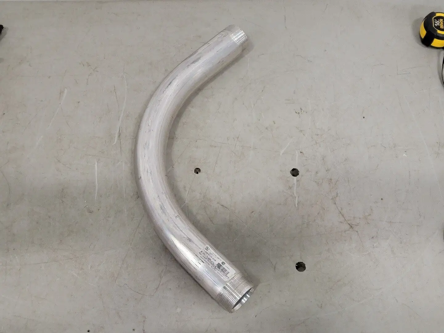 2", 90 deg. Aluminum Threaded Elbow