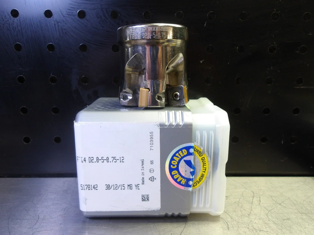 Iscar 2" Coolant Thru Facemill 3/4" Arbor FFQ4 D2.0-5-0.75-12 (LOC3108D)