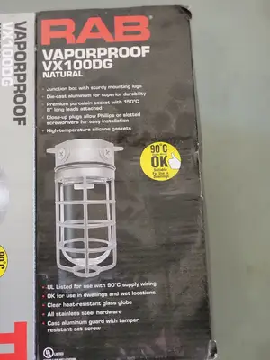 NEW RAB LIGHTING VX100DG