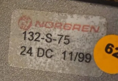 NEW NORGREN 132-S-75 CONTROL VALVE 132S75