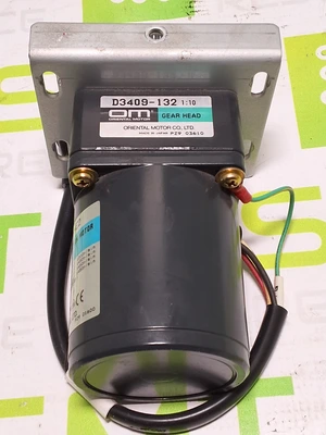 ORIENTAL MOTOR 31K15GN-AW-E2 INDUCTION MOTOR WITH D3409-132 1:10 GEAR HEAD