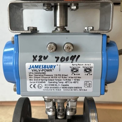 NEW Jamesbury VPVL100SR4/5BD