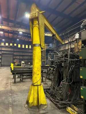 500 LB X 16' X 12' FREE STANDING JIB CRANE: STOCK #22902