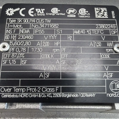 NEW Nord 372.1z VL-90SP/4 CUS