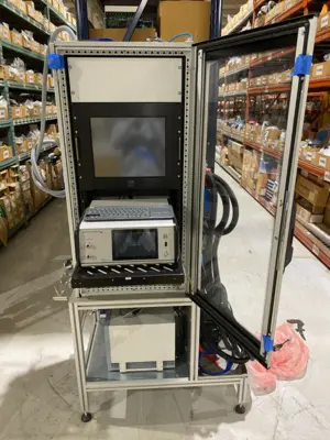 USED ZELTWANGER ZEDFLEX RACK MOUNTED LEAK TESTING SYSTEM ZEDBASE+, INFICON XL3000
