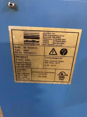USED ULTRAFILTER SD-1650-60-W