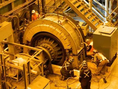 5500 HP General Electric DC Motor (Used)