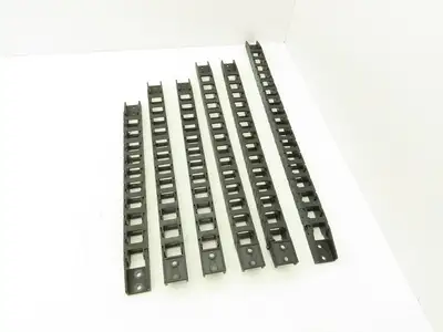 Tsubaki Energy Chain Cable Carrier 19mm H 24mm W 17-26" Mixed Length Lot of 6