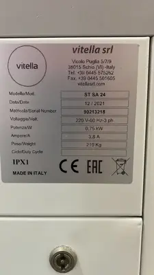 Used Vitella Used 2021 Vitella STSA 24 Semi-Automatic Dough Divider and Press 220V 3Ph - STS Dough Dividers Illinois US | Falcon Restaurant Supply #1373507