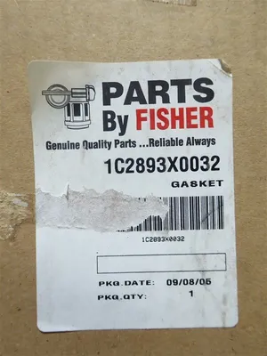 Fisher 1C2893X0032 7.14X7.86X.03 Gasket New NIB