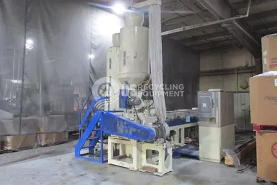 Used 2014 CHI CHANG CC TY-120-100LW PELLETIZING EXTRUSION LINE Plastic Recycling Lines Indiana US | US Recycling Equipment #1278408