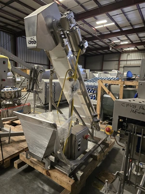 USED CUSTOM STAINLESS Transfer Conveyor