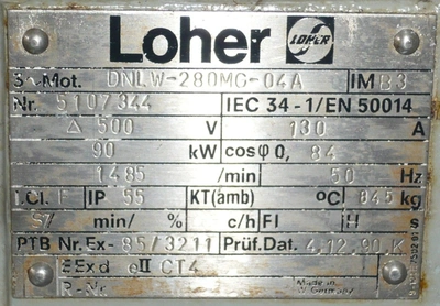 Krauss-Maffei HZ 160/4A peeler centrifuge, rubber-lined.