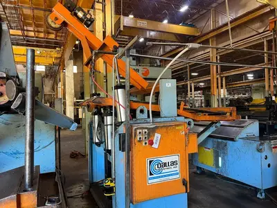 DALLAS 20,000LB X 48" COMPLETE COIL FEED LINE Coil Feed Lines | Timco, Inc. (11)