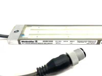 USED WEIDMÜLLER LED BAR LIGHT WIL-LWXXXX-6500D024-860SXX0.3BM12GXXXX