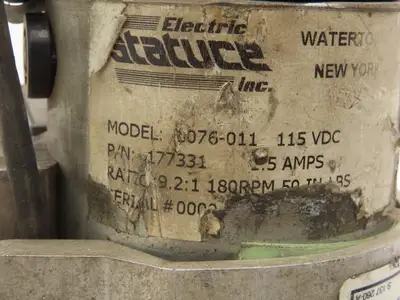 Miller/Allied Motion 177331 Stature Electric Wire Motor & Feeder 115VDC 5076-011