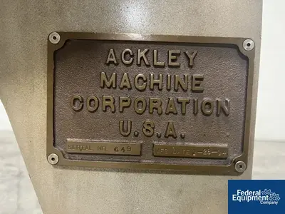 USED Ackley Ackley Cantilever Tablet Printer with Tablet Feeding System Eriez D30A.